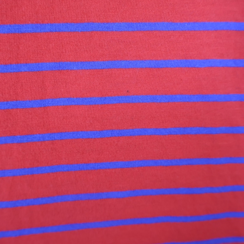 Callaway Golf Sport Polo Shirt Large Striped Red Blue Cotton‎ - Picture 8 of 12
